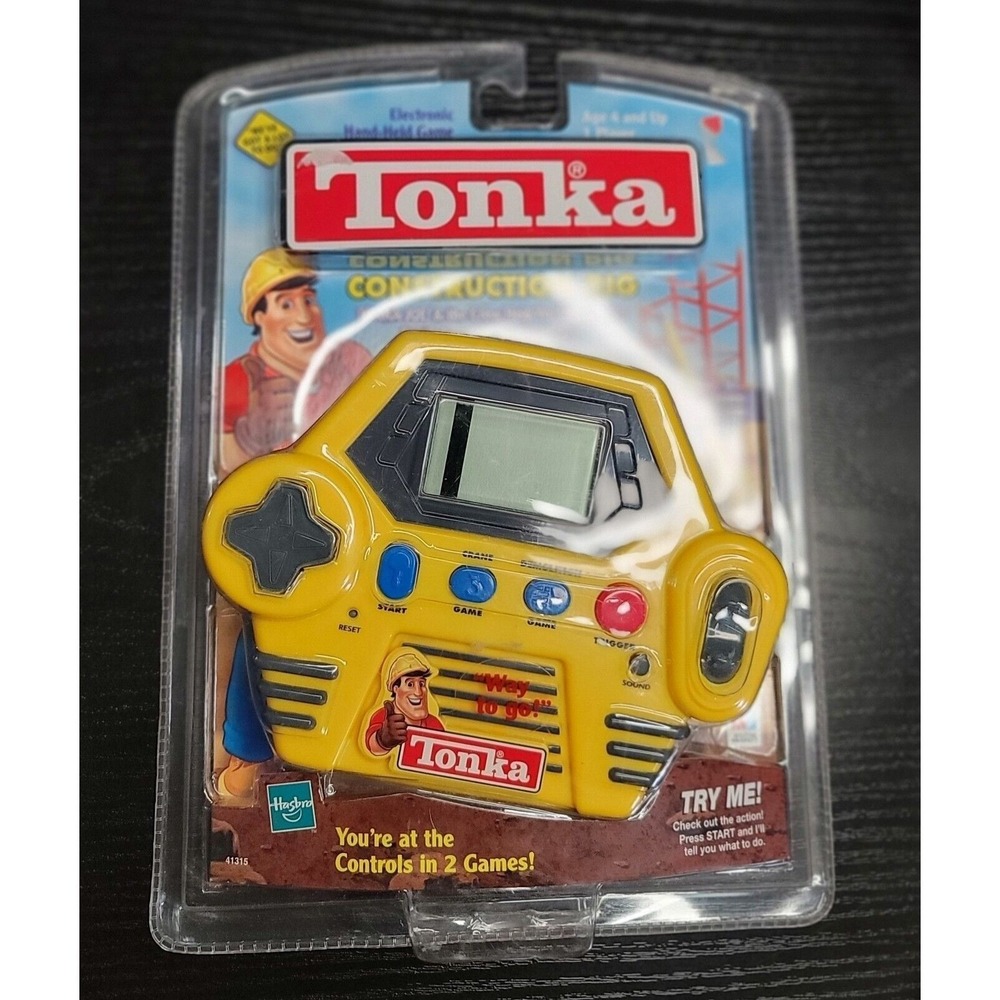 Tonka Construction Rig Electronic Handheld Hasbro Vintage 1999 NEW SEALED